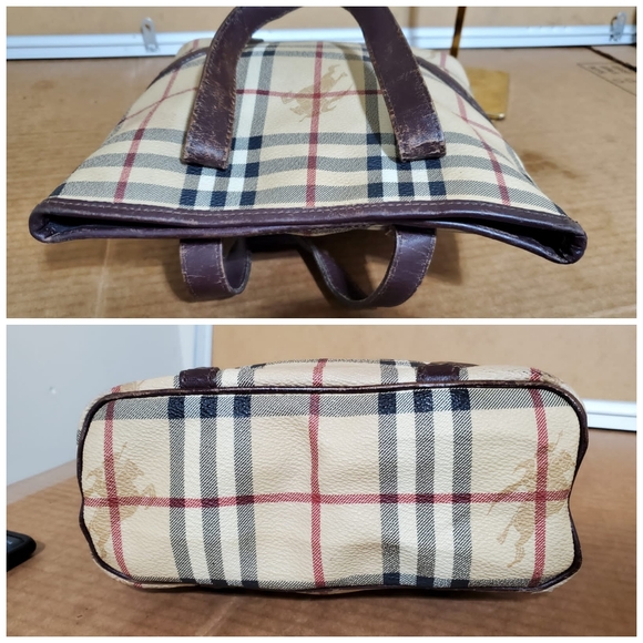 BURBERRY Haymarket Mini Tote Bag - Picture 6 of 10